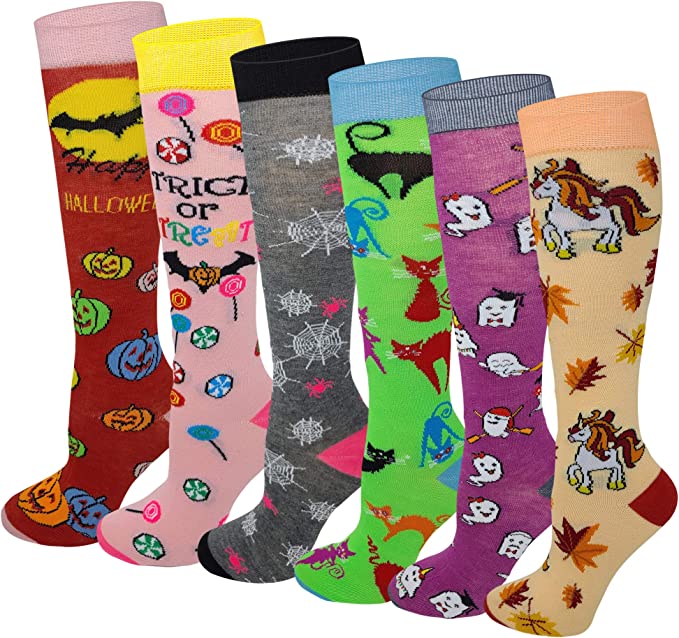 Halloween Knee High Socks