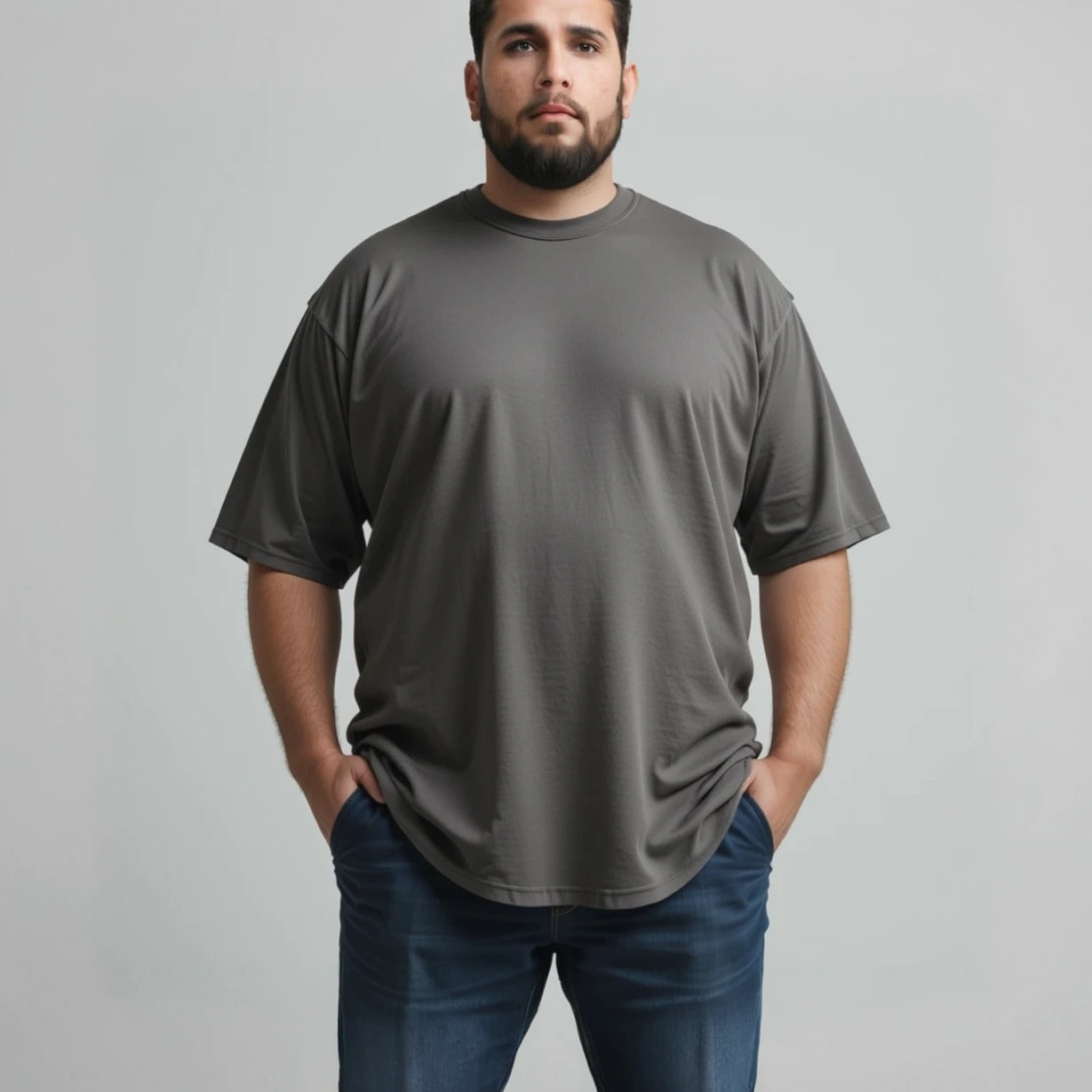 Different Touch Long Length T-Shirt| Big & Tall| 100% Cotton| Pre-Shrunk