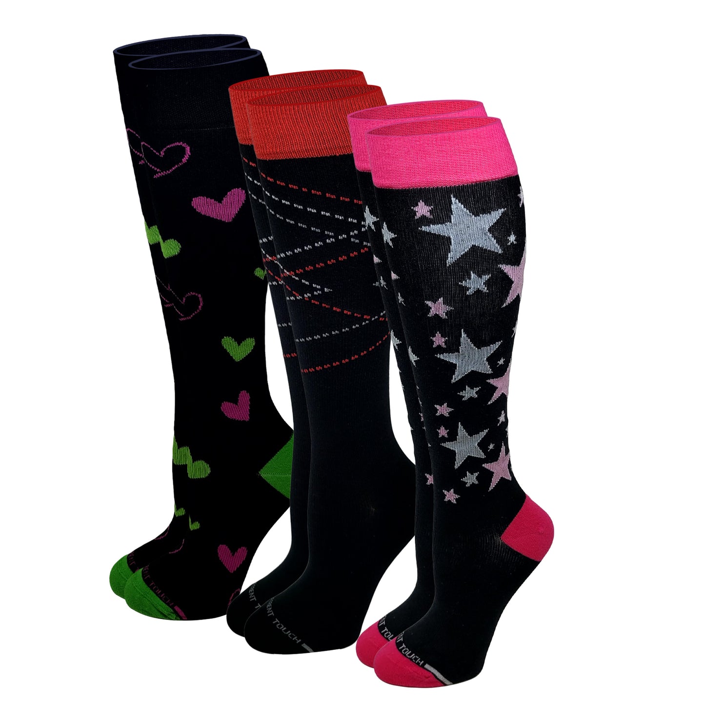 Compression Knee High Socks | Women's 3 pack| 8-15mmHg