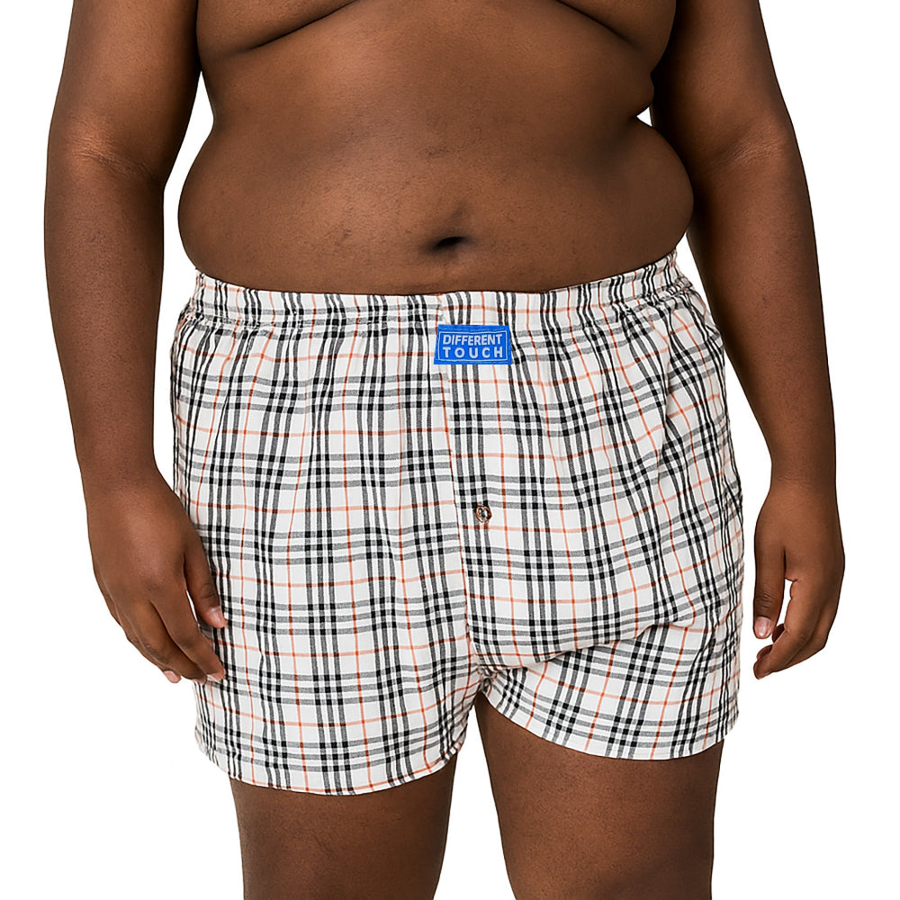 Durable cotton boxer shorts for men – reinforced stitching pack