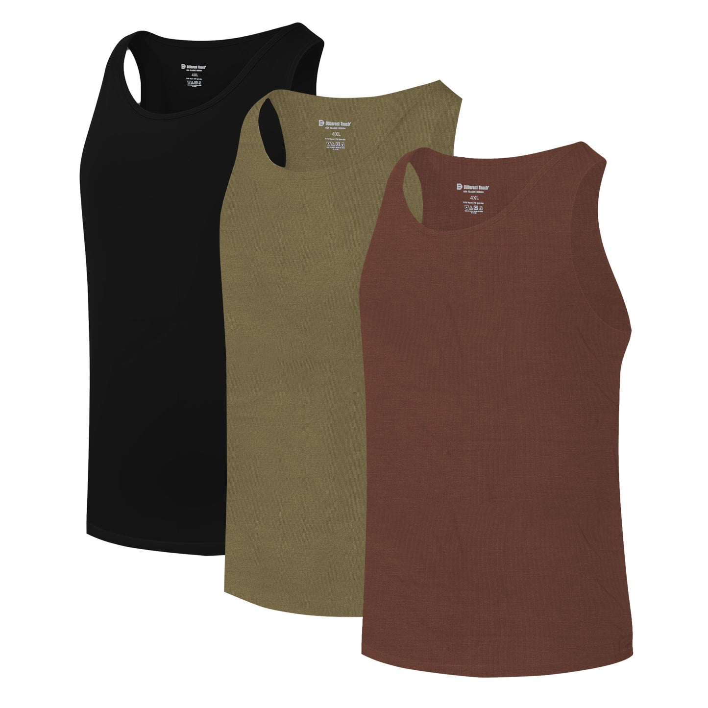 Undershirts Rayon Tank Tops | Bamboo | Men's (3 Pack)