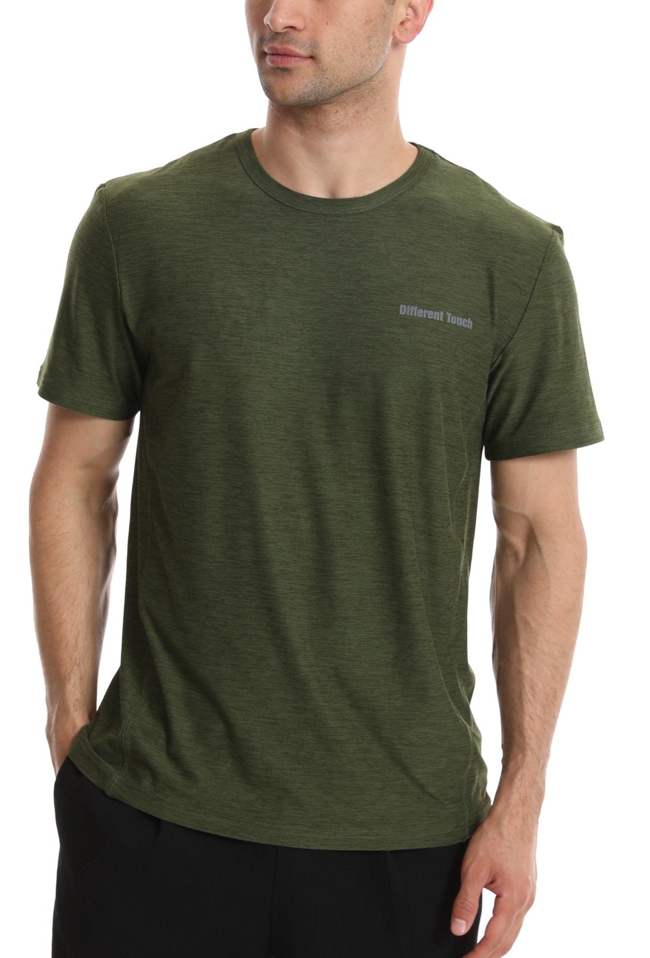  Men’s fitness t-shirt moisture-wicking quick-dry