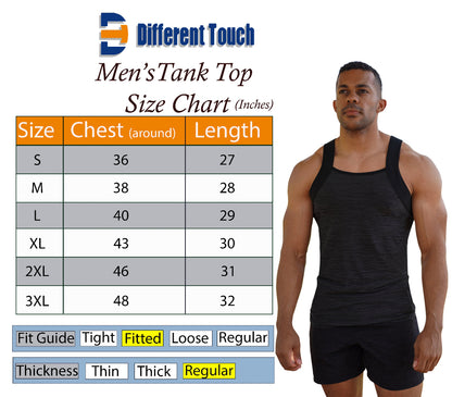 Men's tank Top Size Chart