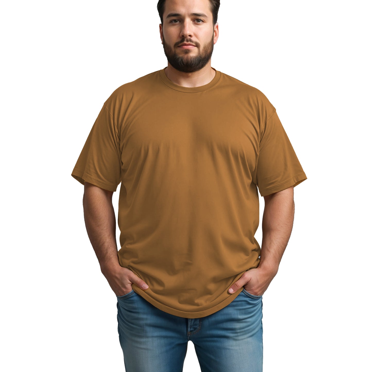 Different Touch Long Length T-Shirt| Big & Tall| 100% Cotton| Pre-Shrunk