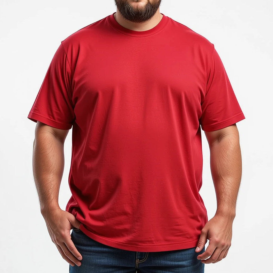 Different Touch Long Length T-Shirt| Big & Tall| 100% Cotton| Pre-Shrunk