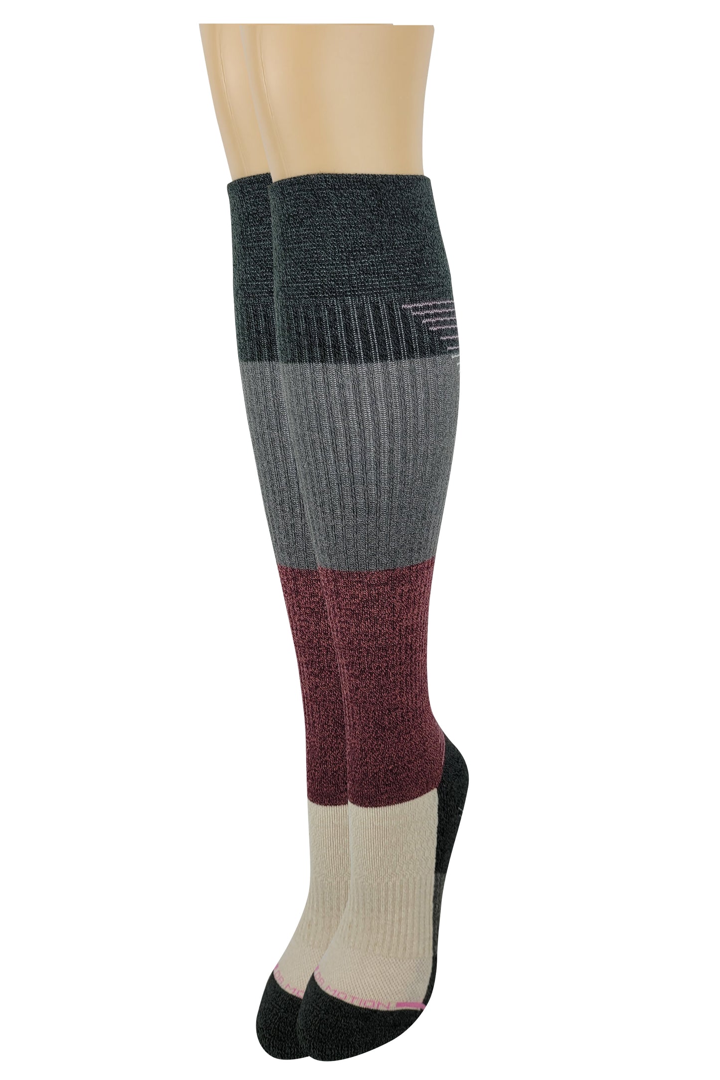 Compression Knee-High Socks for Women | Outdoor Half-Cushion | 8–15 mmHg | Dr. Motion (1 Pair)