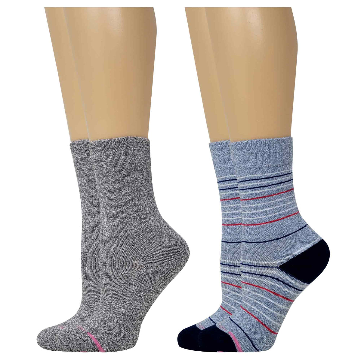 Diabetic socks with smooth toe seam designed to prevent irritation