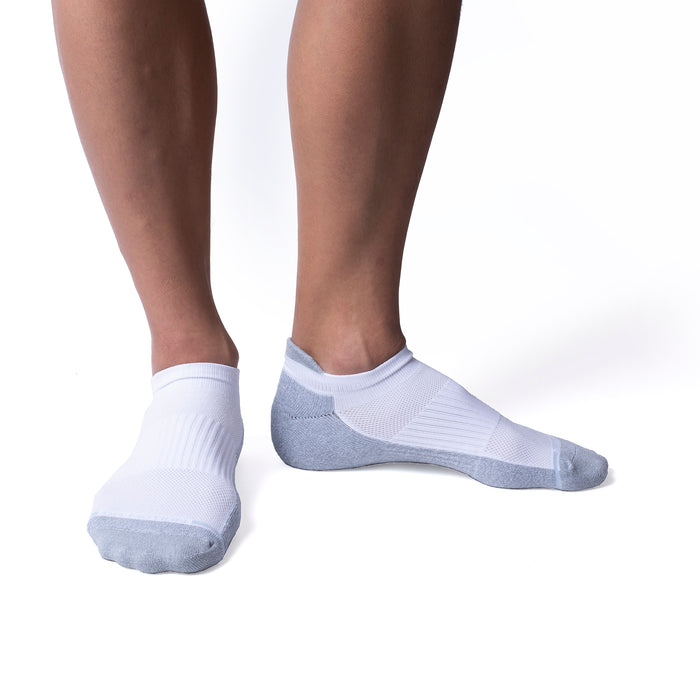 Men’s Ankle Compression Socks | Basic Solid Colors | Dr. Motion (6-Pack)