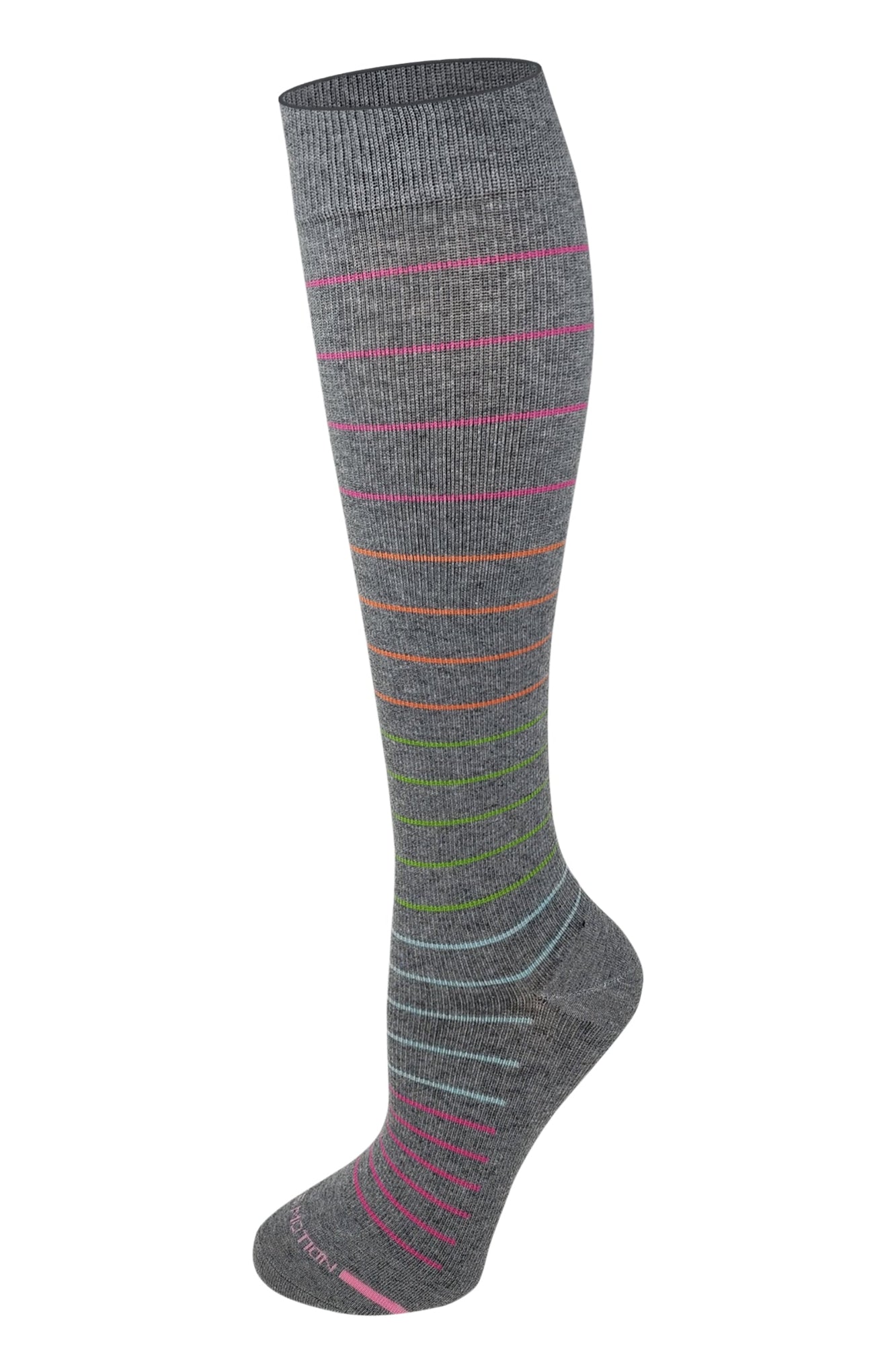 Dr Motion mild compression socks pin stripe design